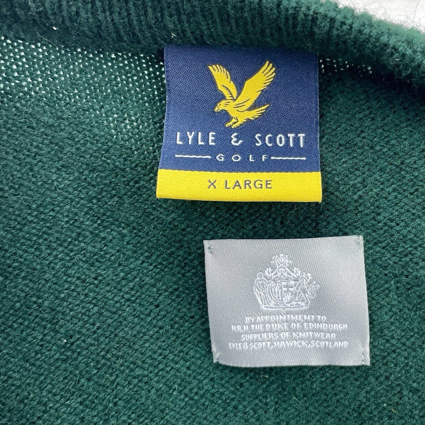 Lyle & Scott Pullover XL Herren Pulli Männer Sweatshirt Shirt Golf Union Vintage