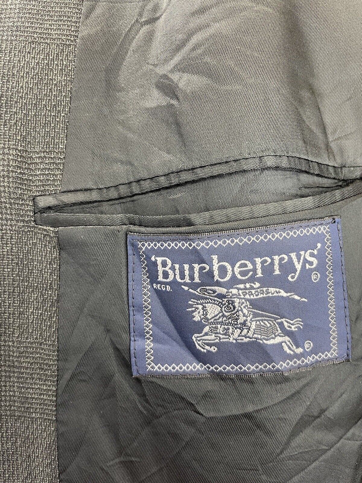 BURBERRY Sakko 56 Kariert Herren Jacke Jackett Sakko Anzug Jagd Tweed Vintage