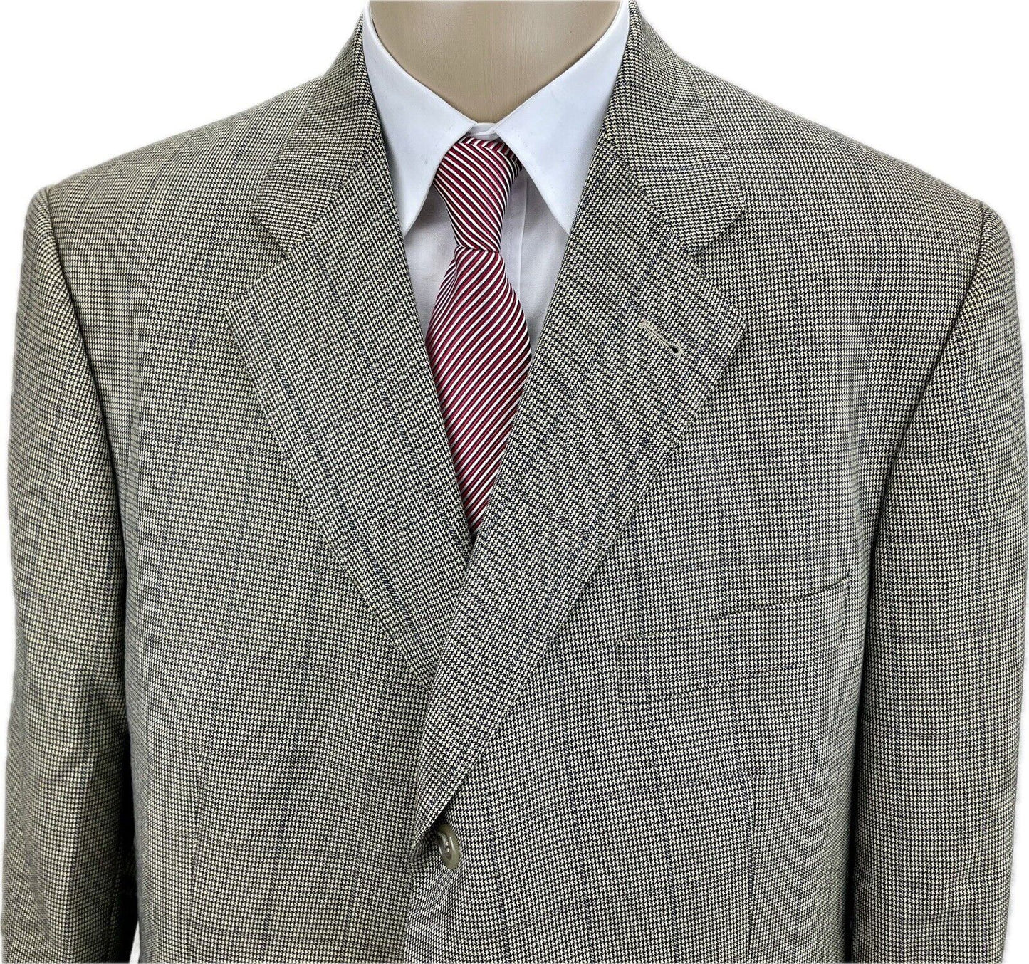 BURBERRY Sakko 28 Kariert Herren Jacke Jackett Sakko Anzug Jagd Tweed Vintage