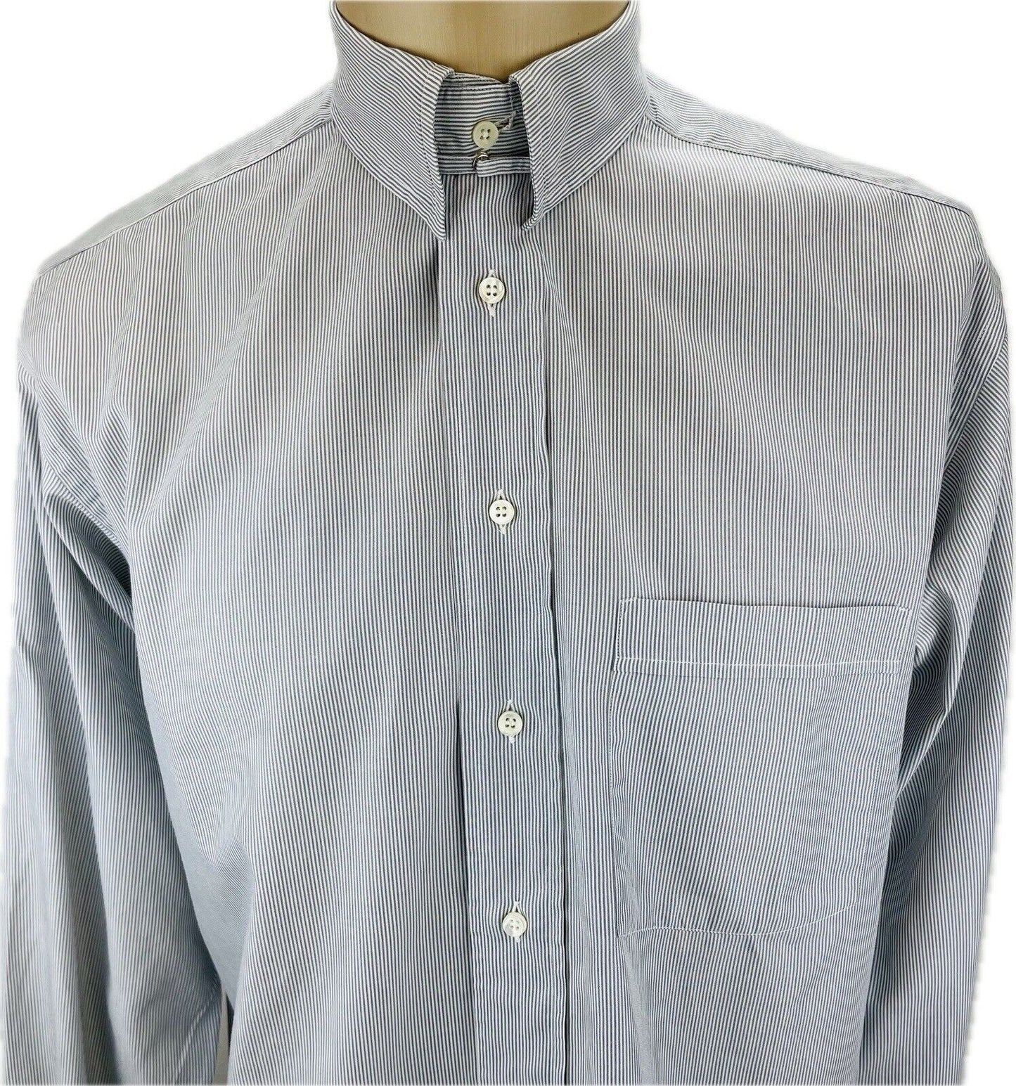Lorenzini Handmade Hemd Gr. 38 M Herren Businesshemd Hemden Anzug Designer Retro