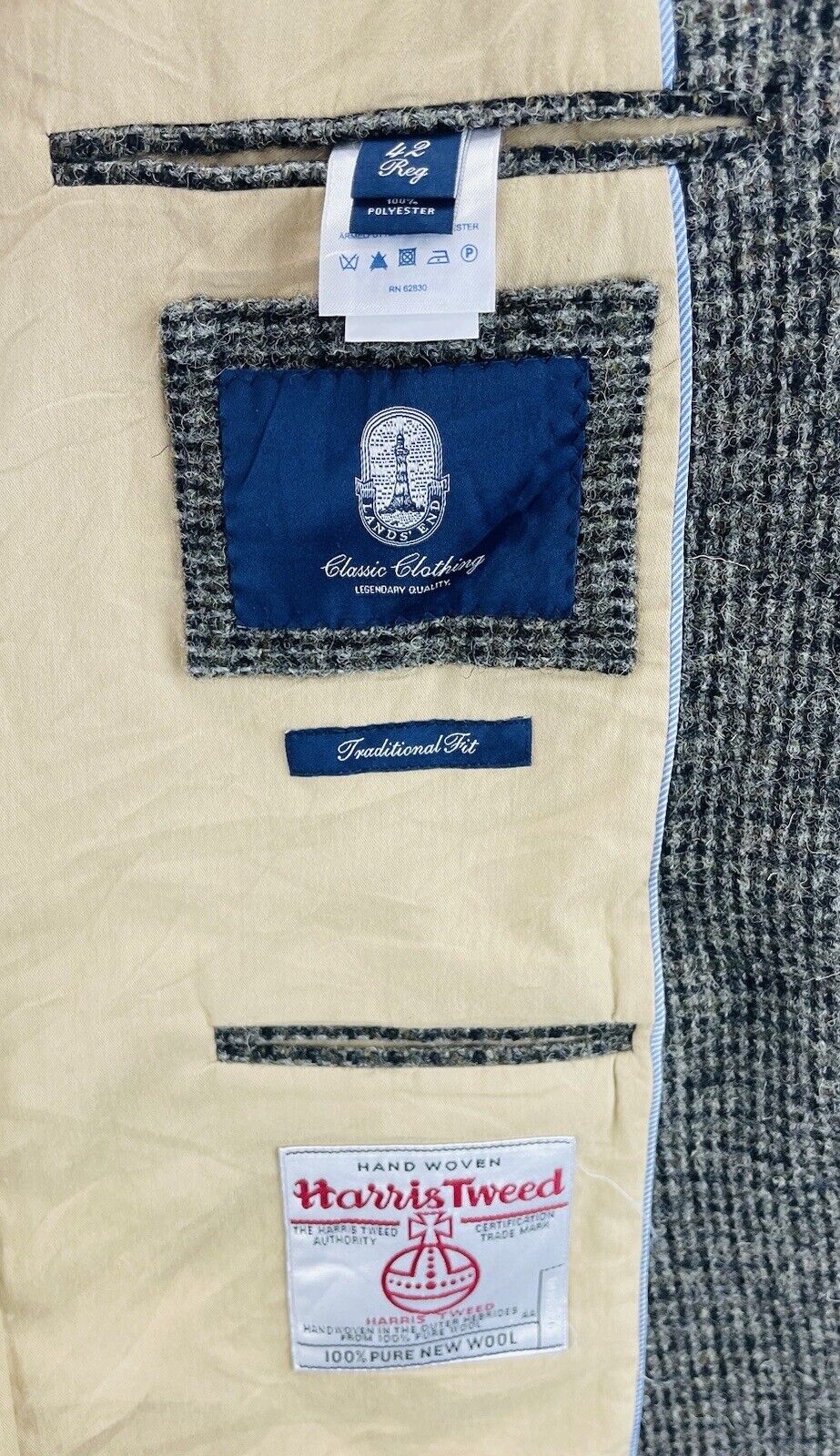 Harris Tweed Tweedsakko Gr. 52 Herren Männer Jackett Jacke Anzug Sakkos Jagd