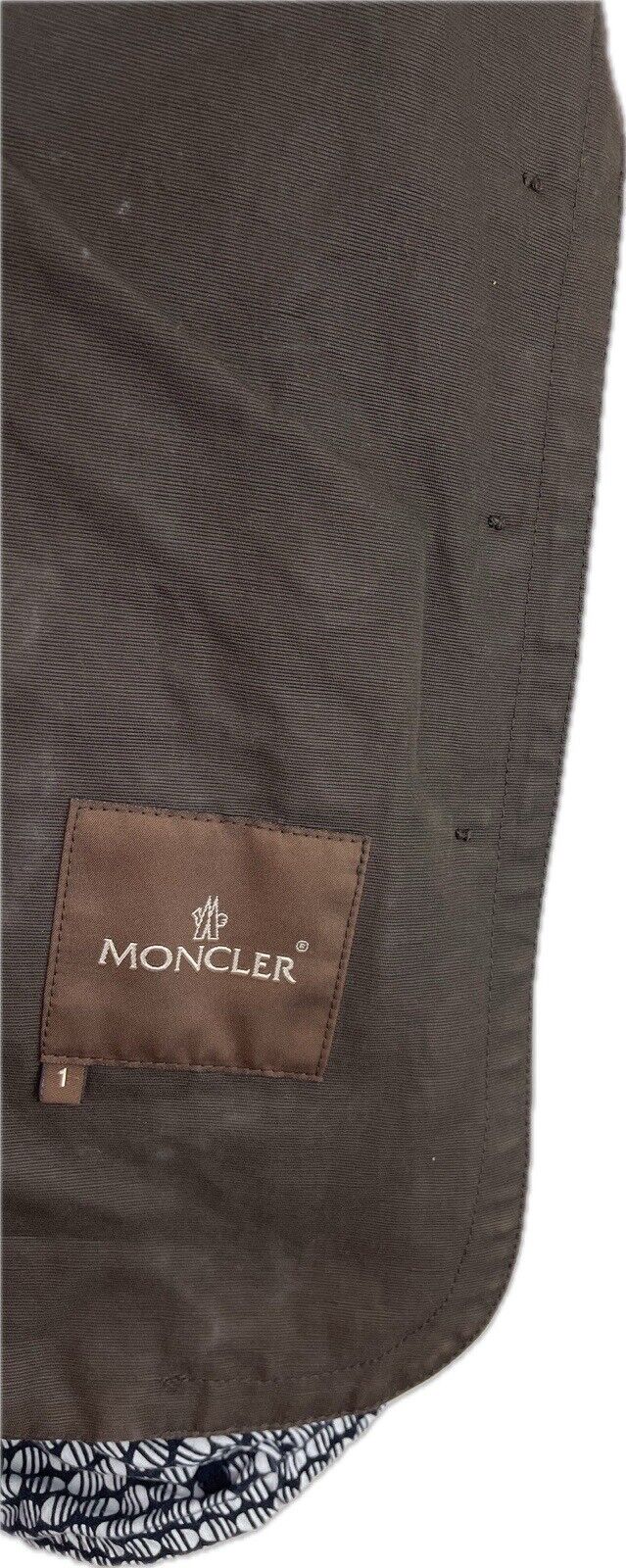 Moncler Leinenblazer Gr. 38 M 1 Damen Jacke Blazer Jacken Kostüm Frauen Leinen