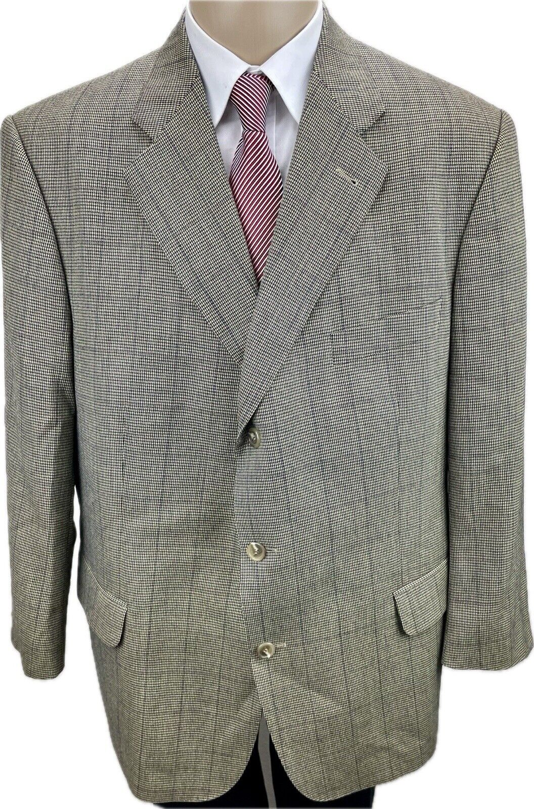BURBERRY Sakko 28 Kariert Herren Jacke Jackett Sakko Anzug Jagd Tweed Vintage