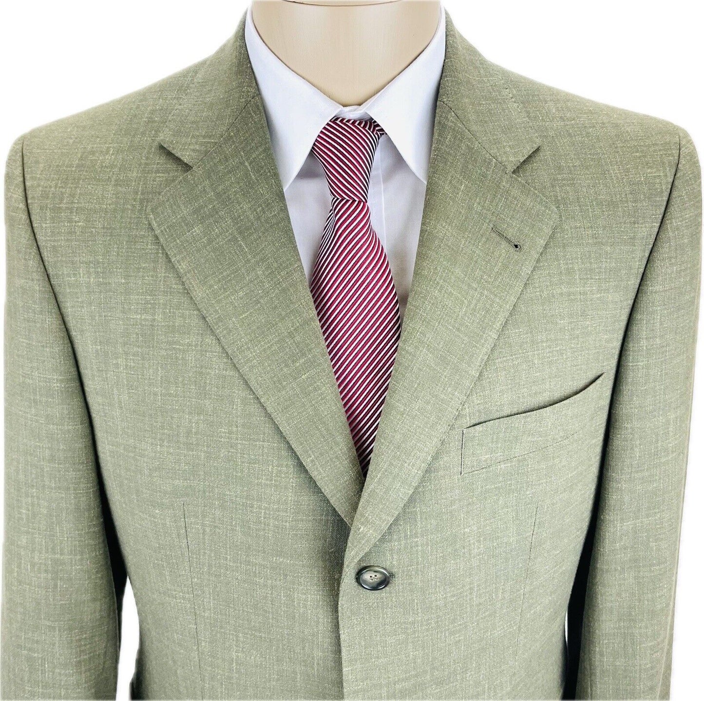 BURBERRY Leinensakko 50 Herren Jacke Männer Jackett Sakko Anzug Jagd Leinen Neu