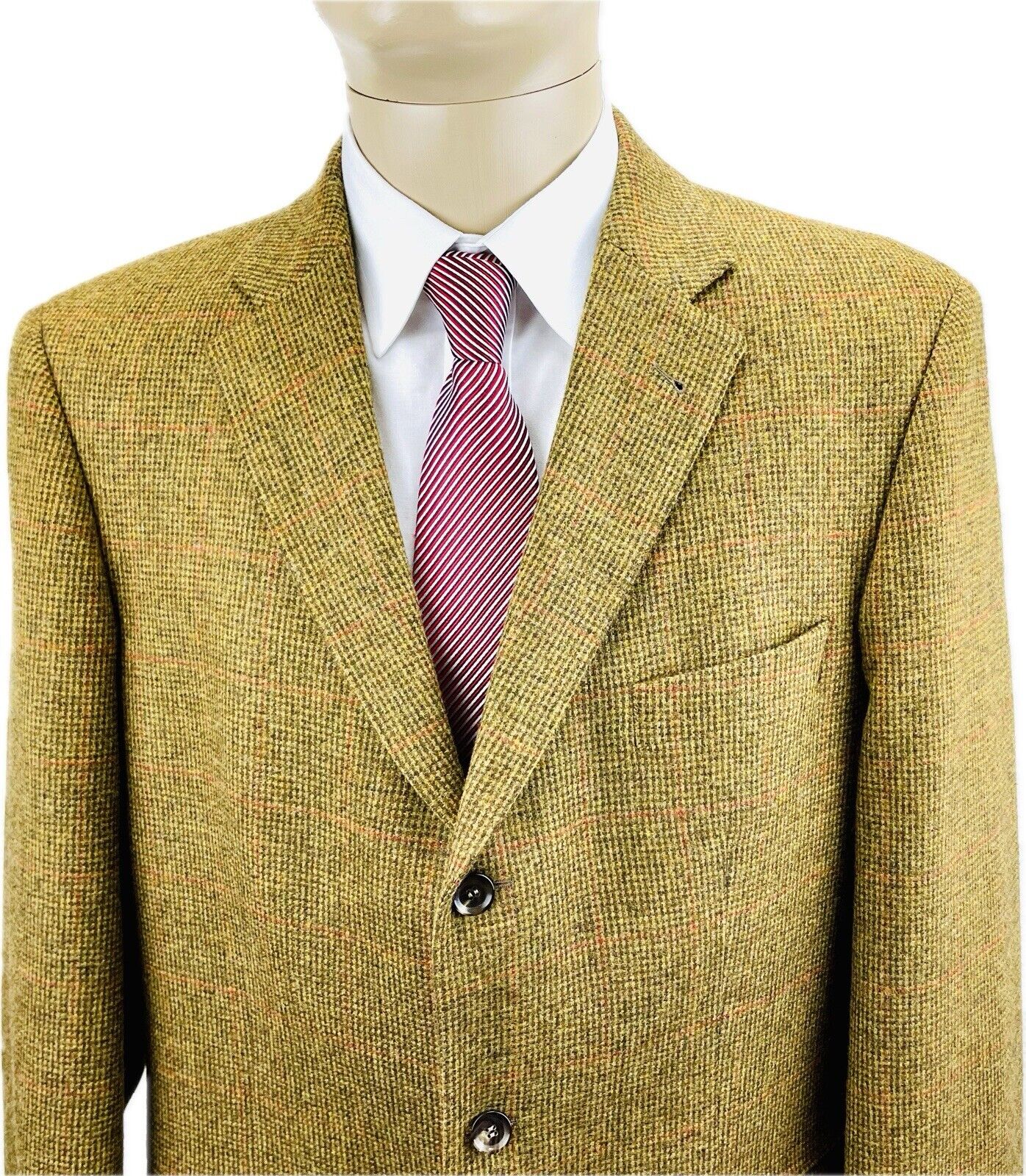 Eduard Dressler Tweedsakko 52 Herren Jacke Männer Jackett Sakko Anzug Jagd Tweed