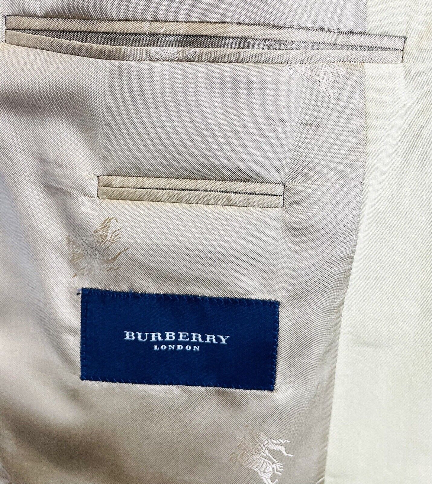 BURBERRY Sakko 50 Herren Jacke Männer Jackett Sakko Anzug Jagd Tweed Kariert Neu