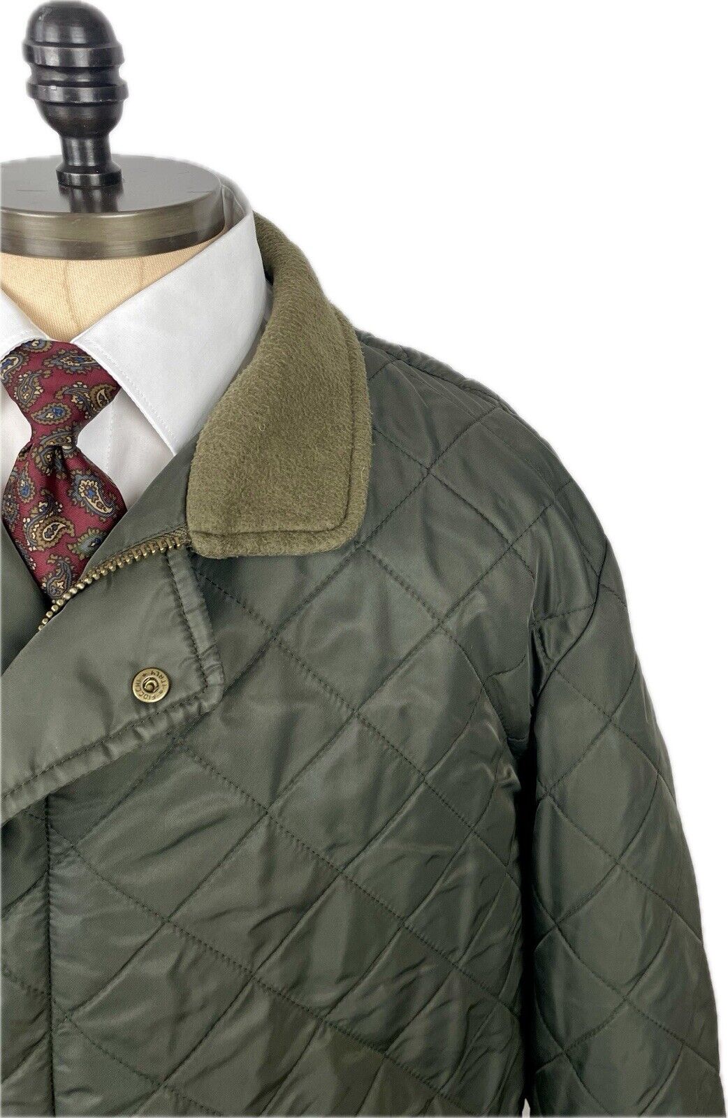 Burberry Steppjacke 2XL 56 XXL Herren Parka Mantel Jacken Wachsjacke Jagd Fleece