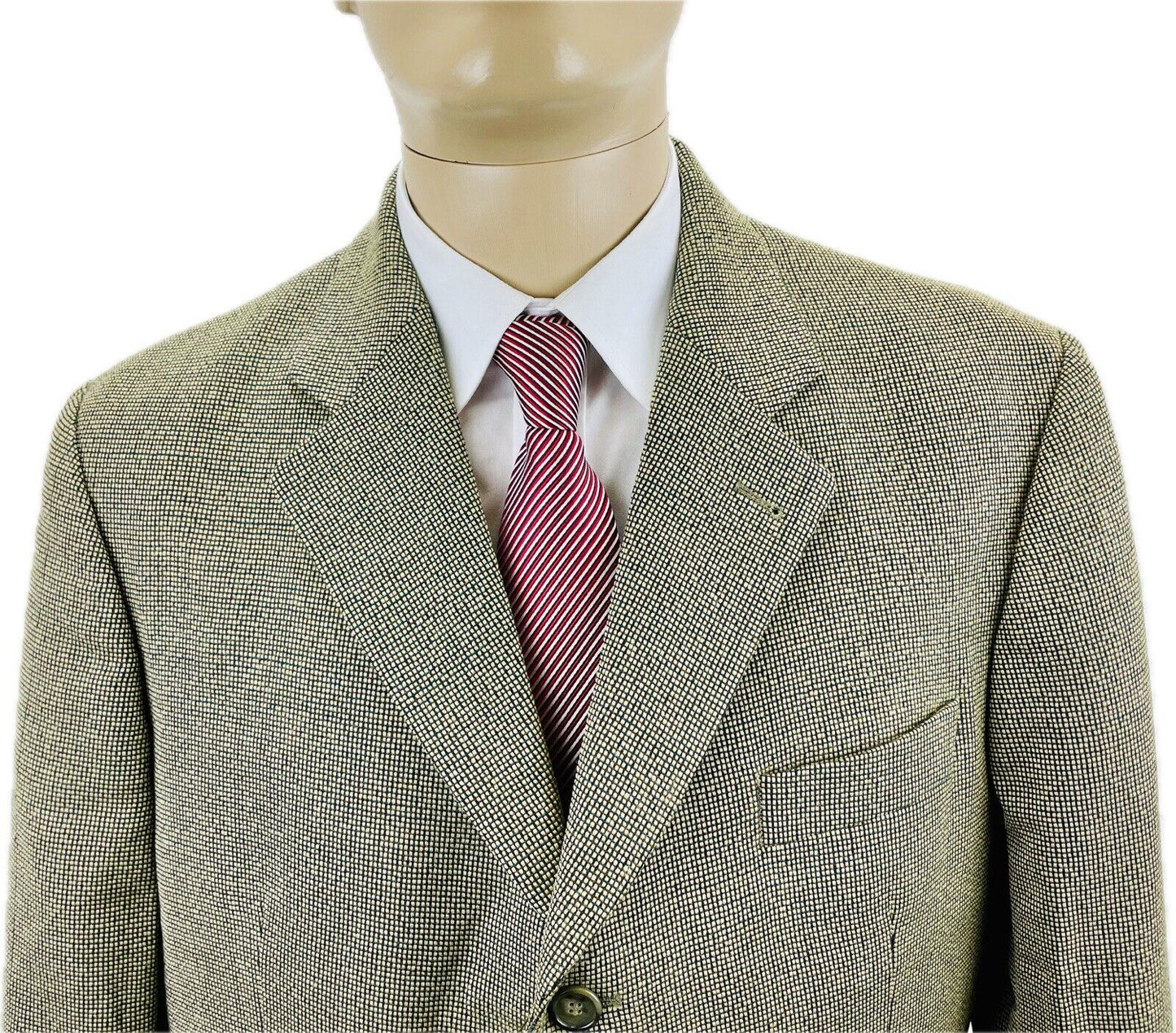BURBERRY Sakko 26 Kariert Herren Jacke Jackett Sakko Anzug Jagd Tweed Vintage