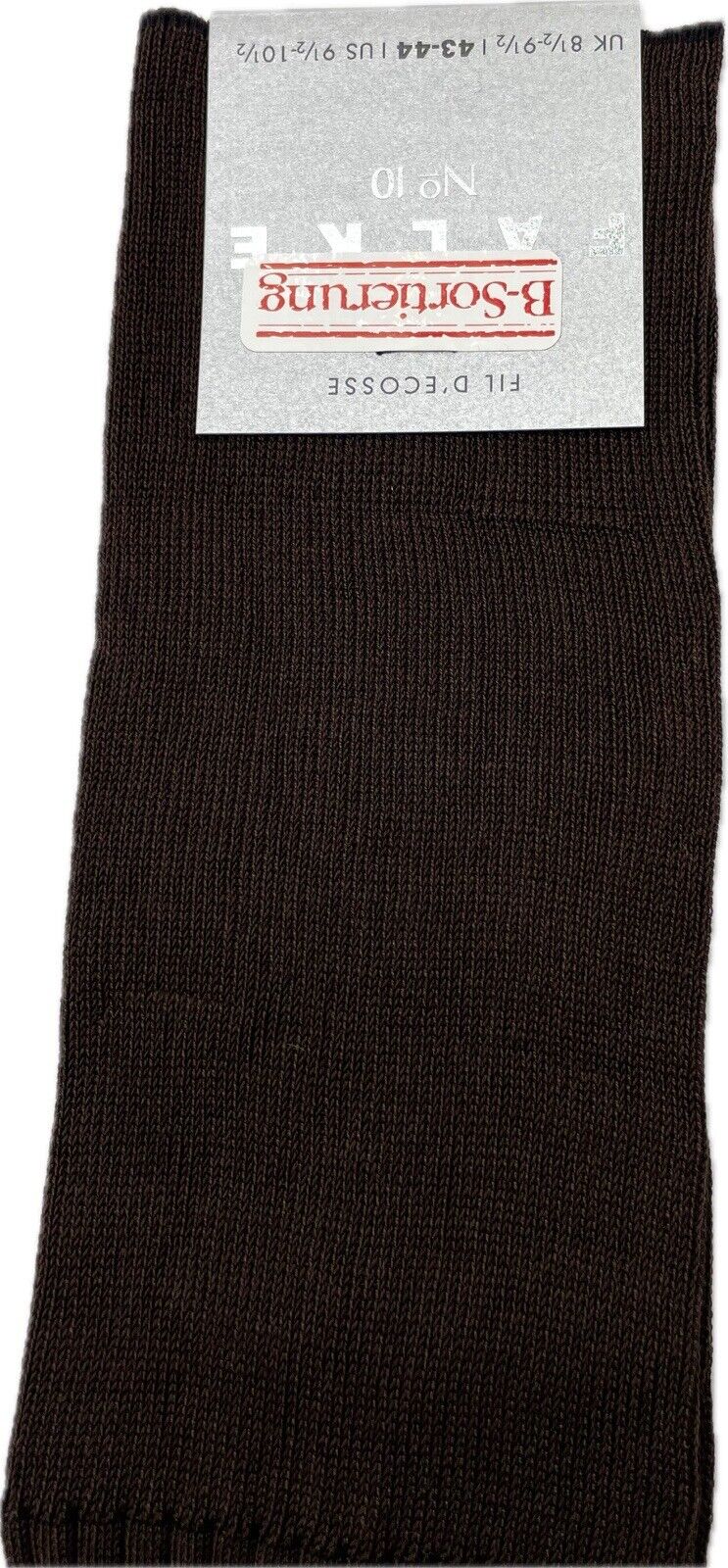 Falke No.10 Socken Gr. 43-44 Herren Kniestrümpfe Strümpfe Braun FIL D´ECOSSE