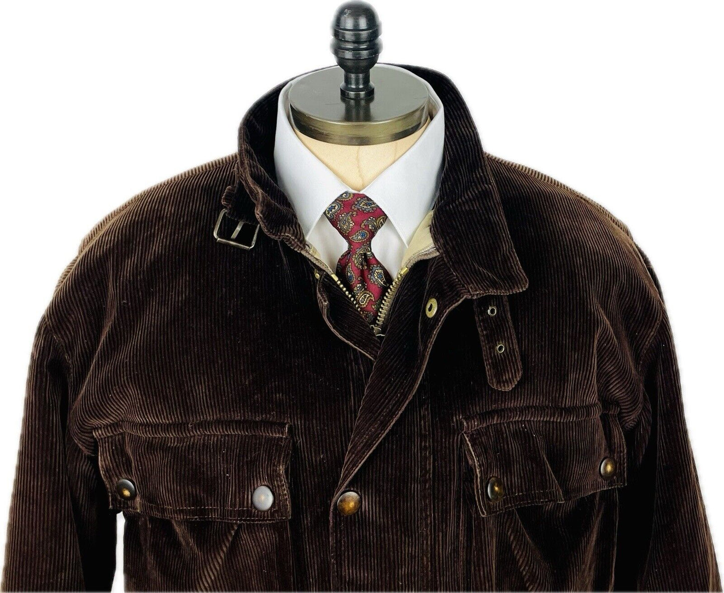 Belstaff Roadmaster M Herren Jacke Cordjacke Biker Jacken Vintage Motorradjacke