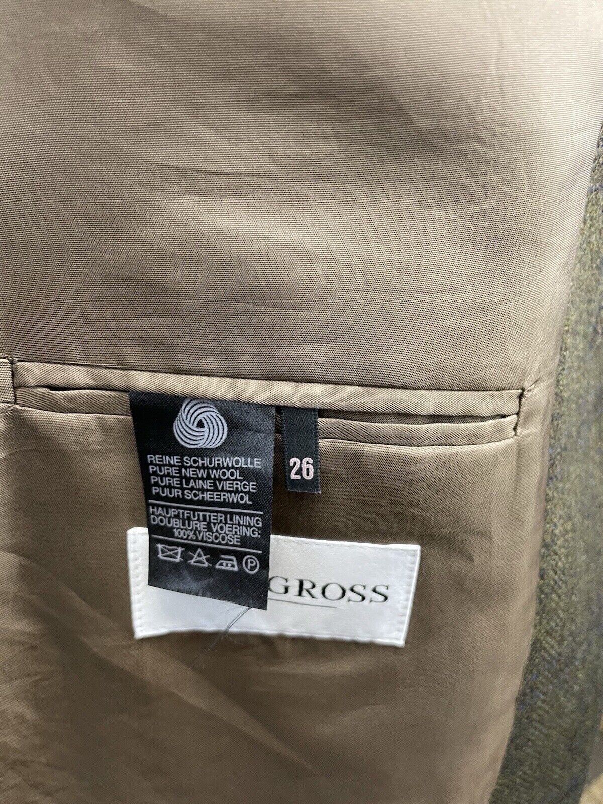 Carl Gross Tweedsakko 26 Herren Männer Jackett Jacke Anzug Tweed Sakkos Jagd