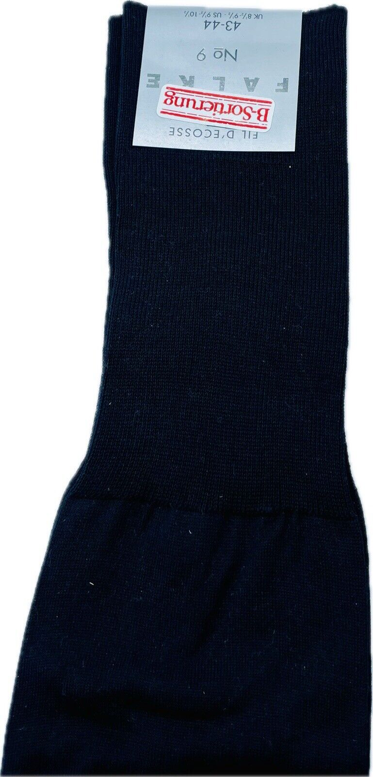 Falke No.9 Socken Gr. 43-44 Herren Kniestrümpfe Strümpfe Marineblau FIL D´ECOSSE