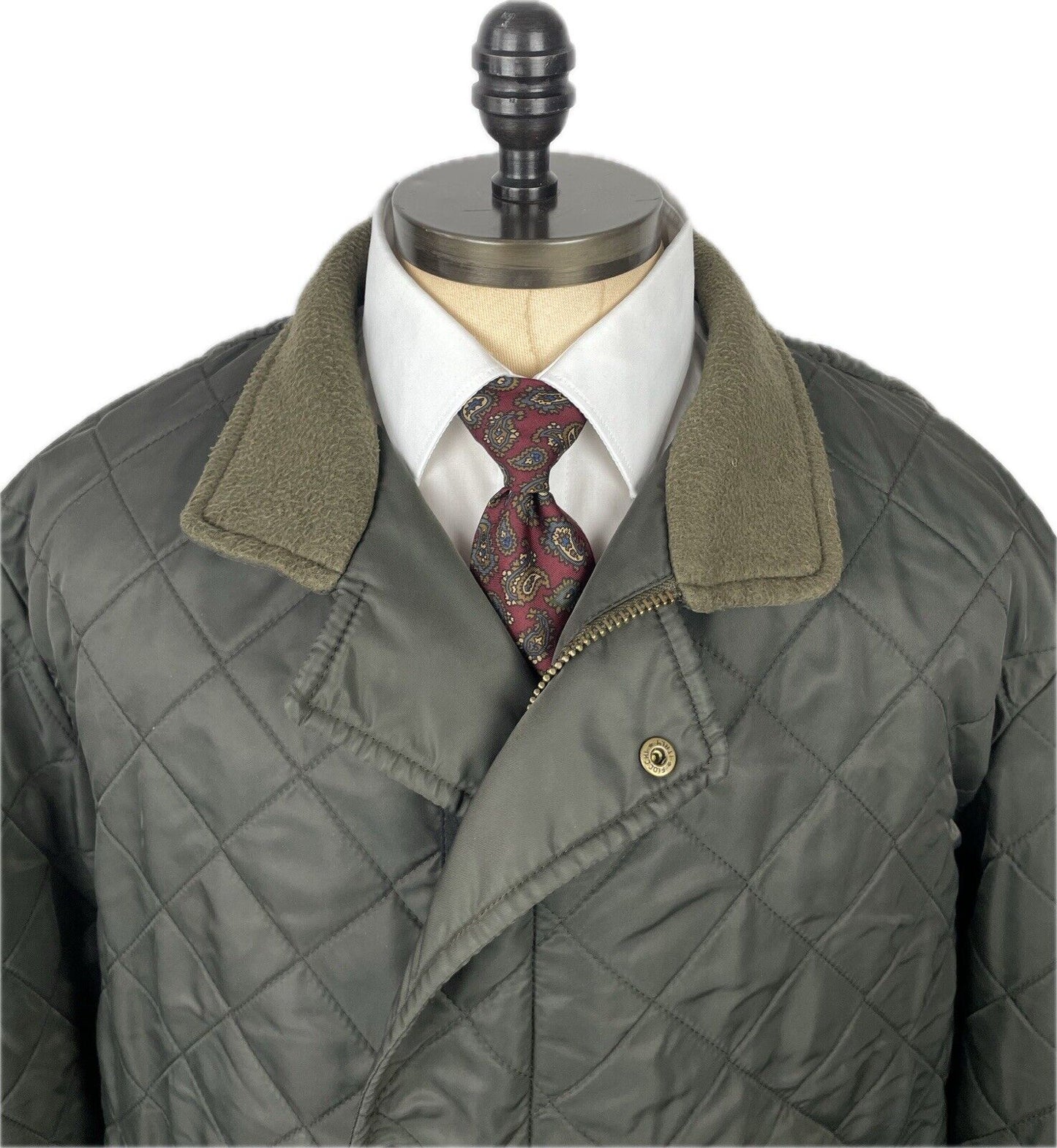 Burberry Steppjacke 2XL 56 XXL Herren Parka Mantel Jacken Wachsjacke Jagd Fleece