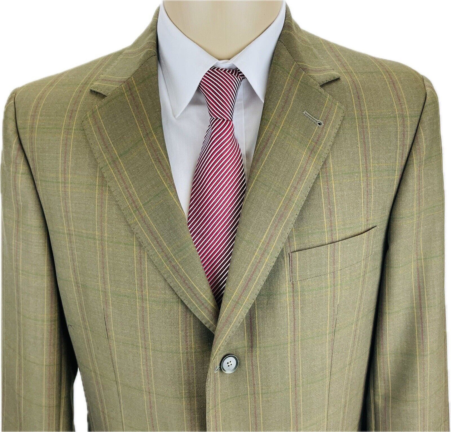 BURBERRY Sakko 50 Herren Jacke Männer Jackett Sakko Anzug Jagd Tweed Kariert Neu