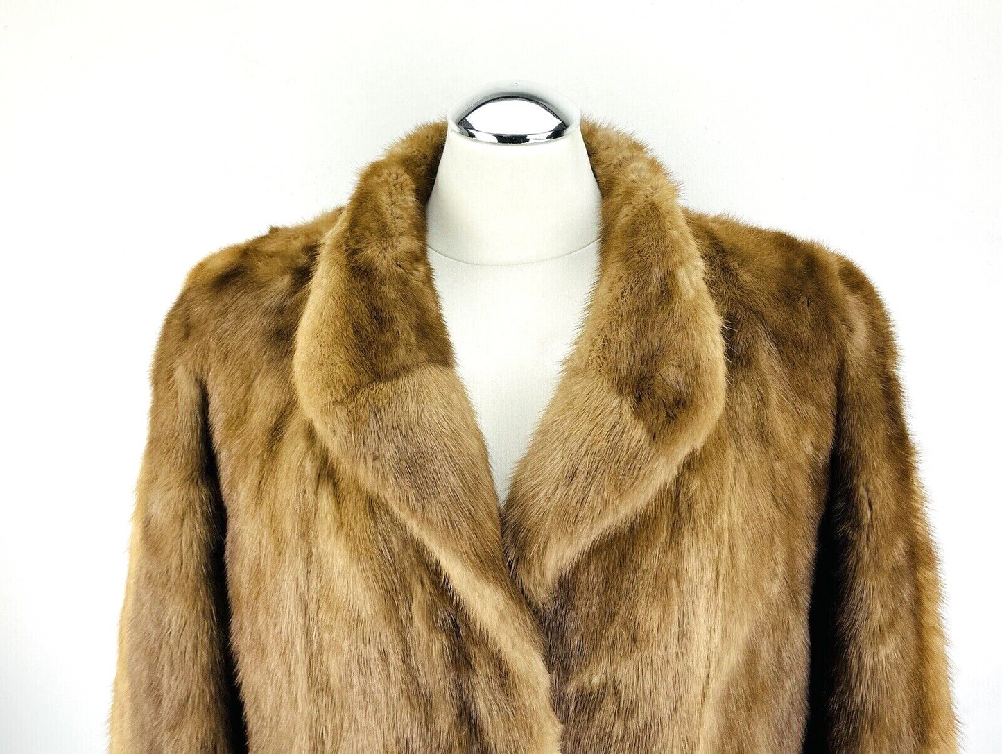 Saga Mink Nerzjacke Gr. 42 L Damen Pelzmantel Echt Pelz Pelzjacke Nerzpelz Nerz