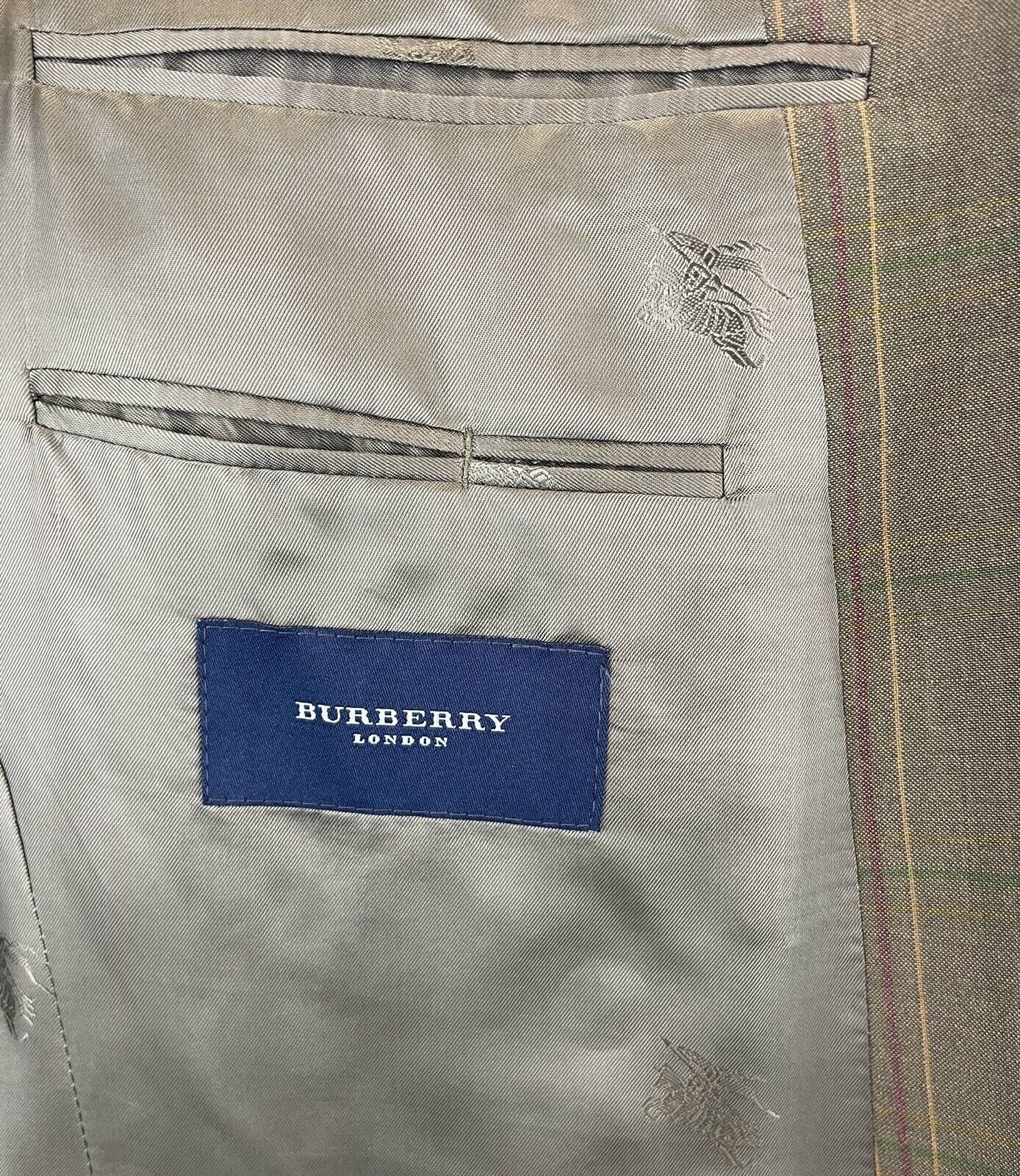 BURBERRY Sakko 50 Herren Jacke Männer Jackett Sakko Anzug Jagd Tweed Kariert Neu