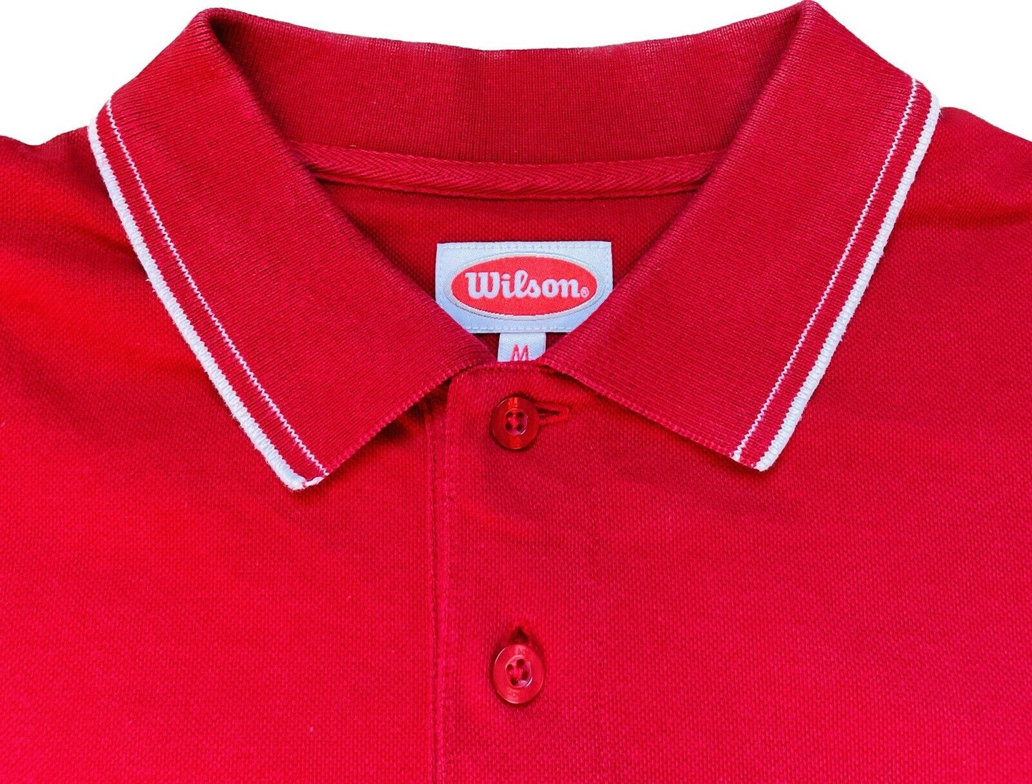 Wilson Poloshirt Gr. M Herren Tennis T-Shirt Männer Sportshirt Golf Sweatshirt