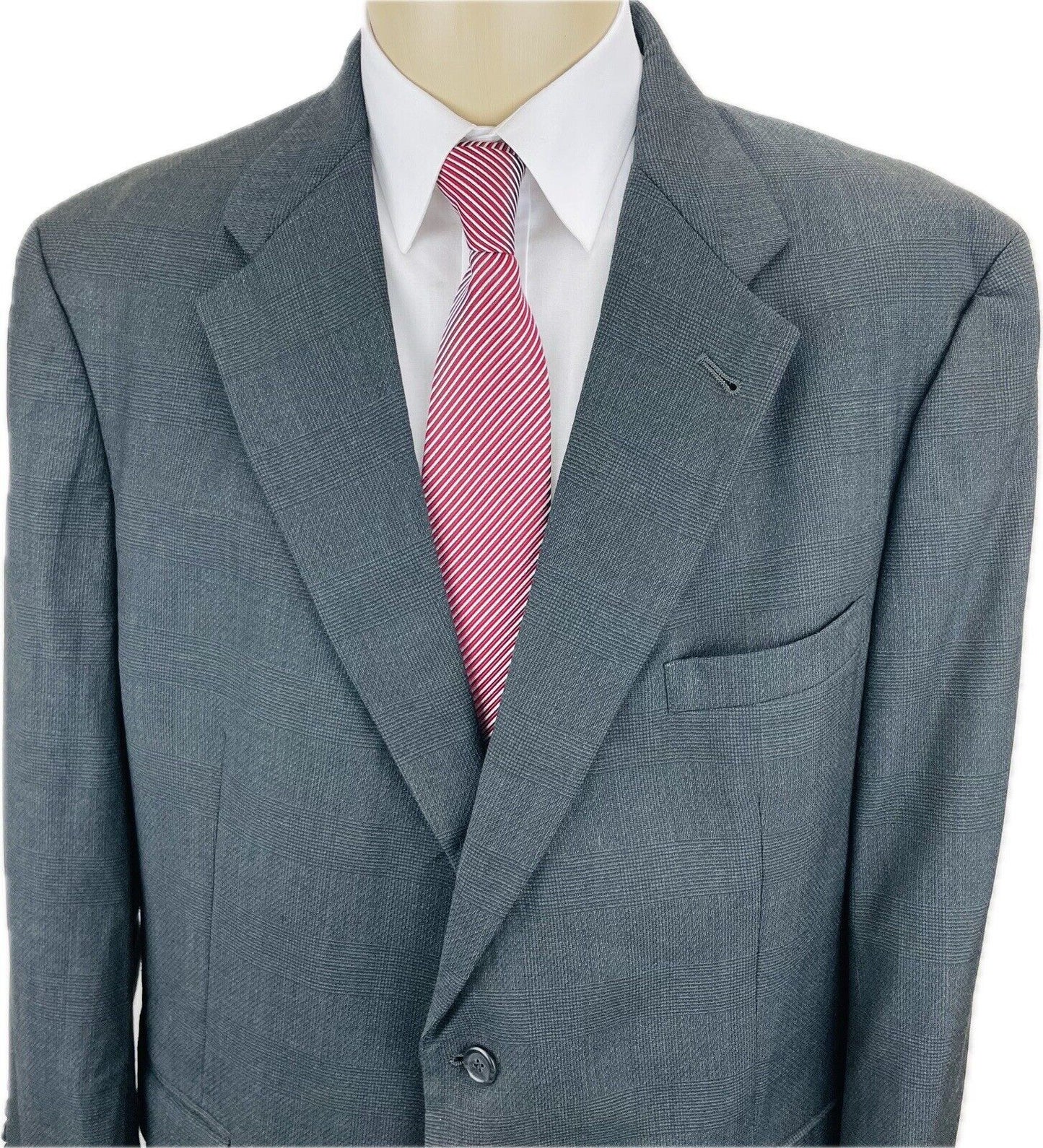 BURBERRY Sakko 56 Kariert Herren Jacke Jackett Sakko Anzug Jagd Tweed Vintage