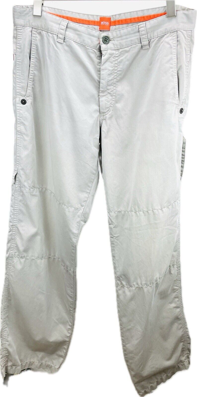 Hugo Boss Chino Gr. 92 Herren Hose Männer Hosen Jeans Orange Sommer Cargo