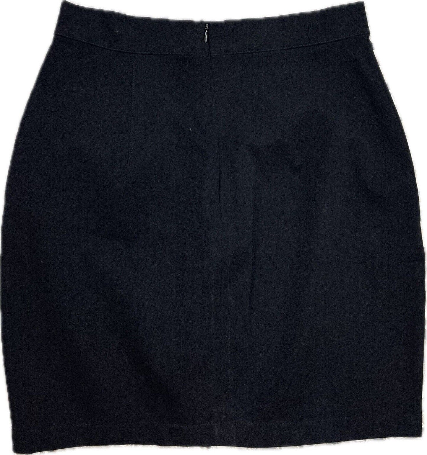 Versace Rock 40 M Damen Kleid Minirock Kostüm Frauen Schwarz Röcke Stretch Jeans