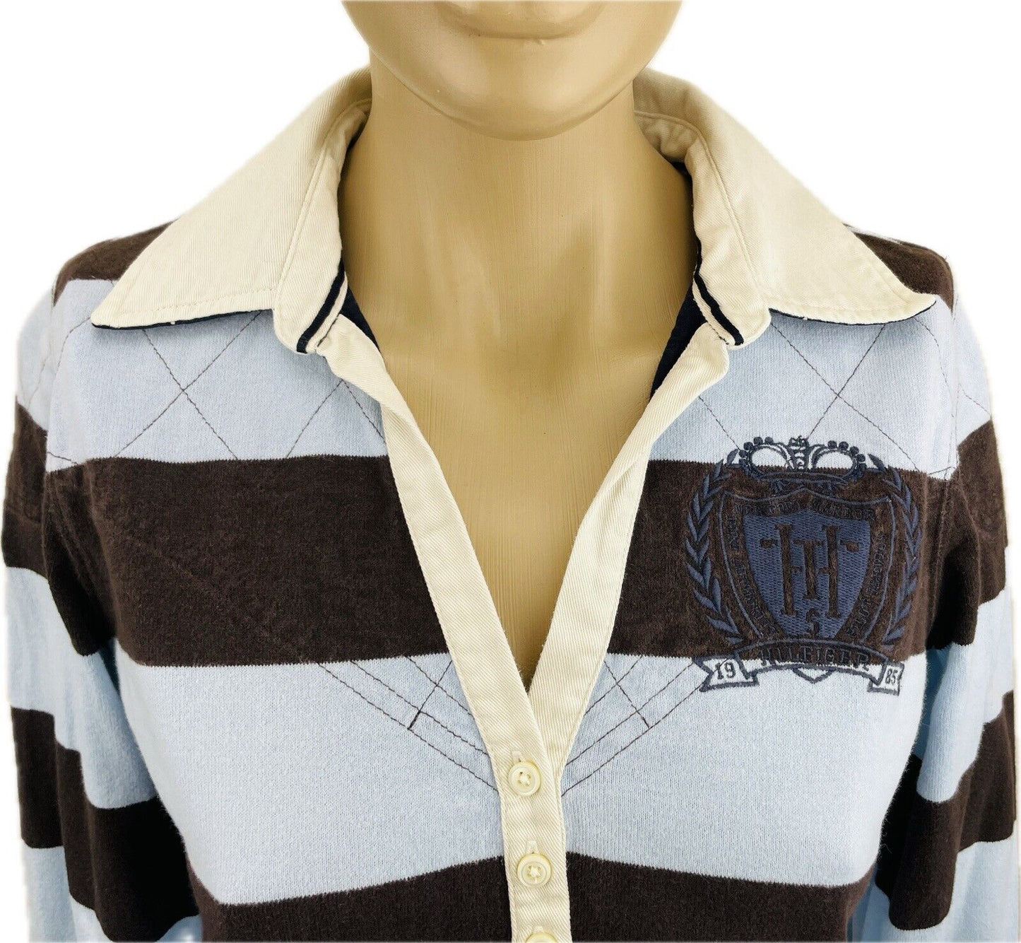 Ralph Lauren Poloshirt L Damen Pulli Frauen Sweatshirt Rugby Shirt Golf Pullover