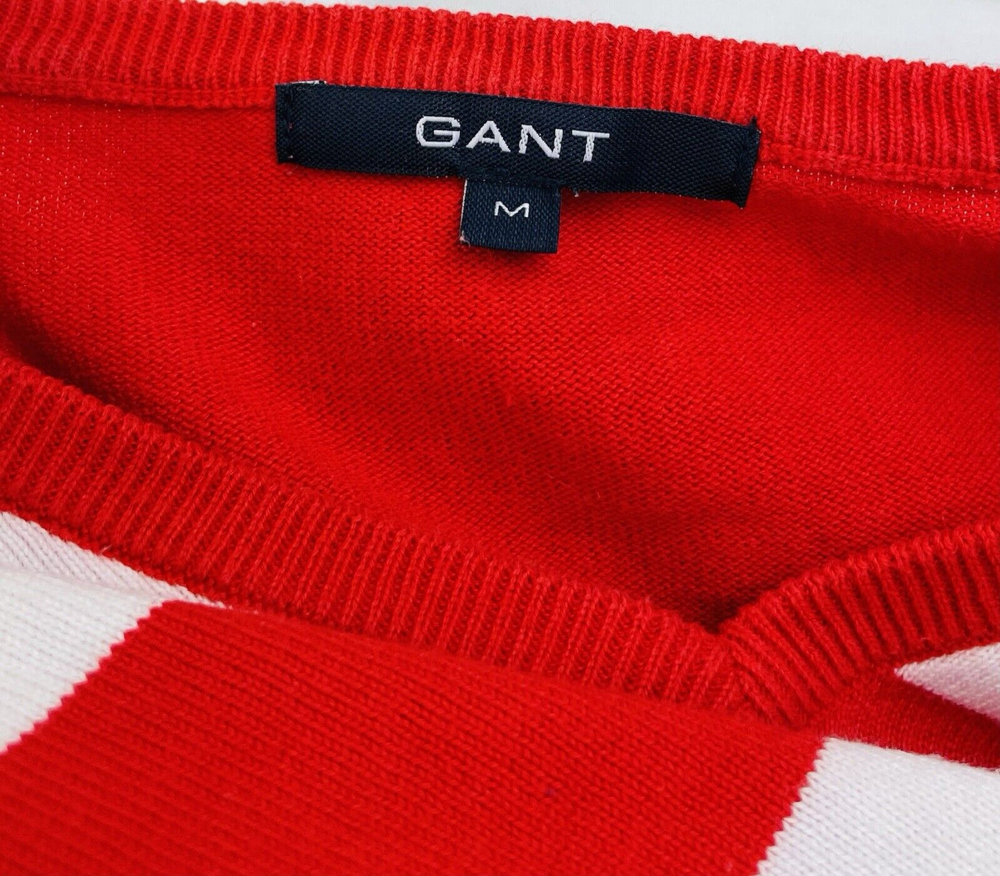 GANT Pullover Gr. M Herren Pulli Männer Sweatshirt Shirt Golf Rot Sweater