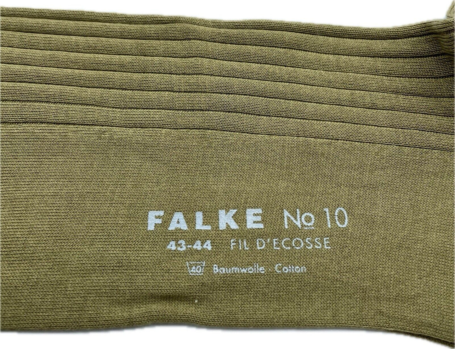Falke No.10 Socken Gr. 43-44 Herren Kniestrümpfe Strümpfe Braun FIL D´ECOSSE
