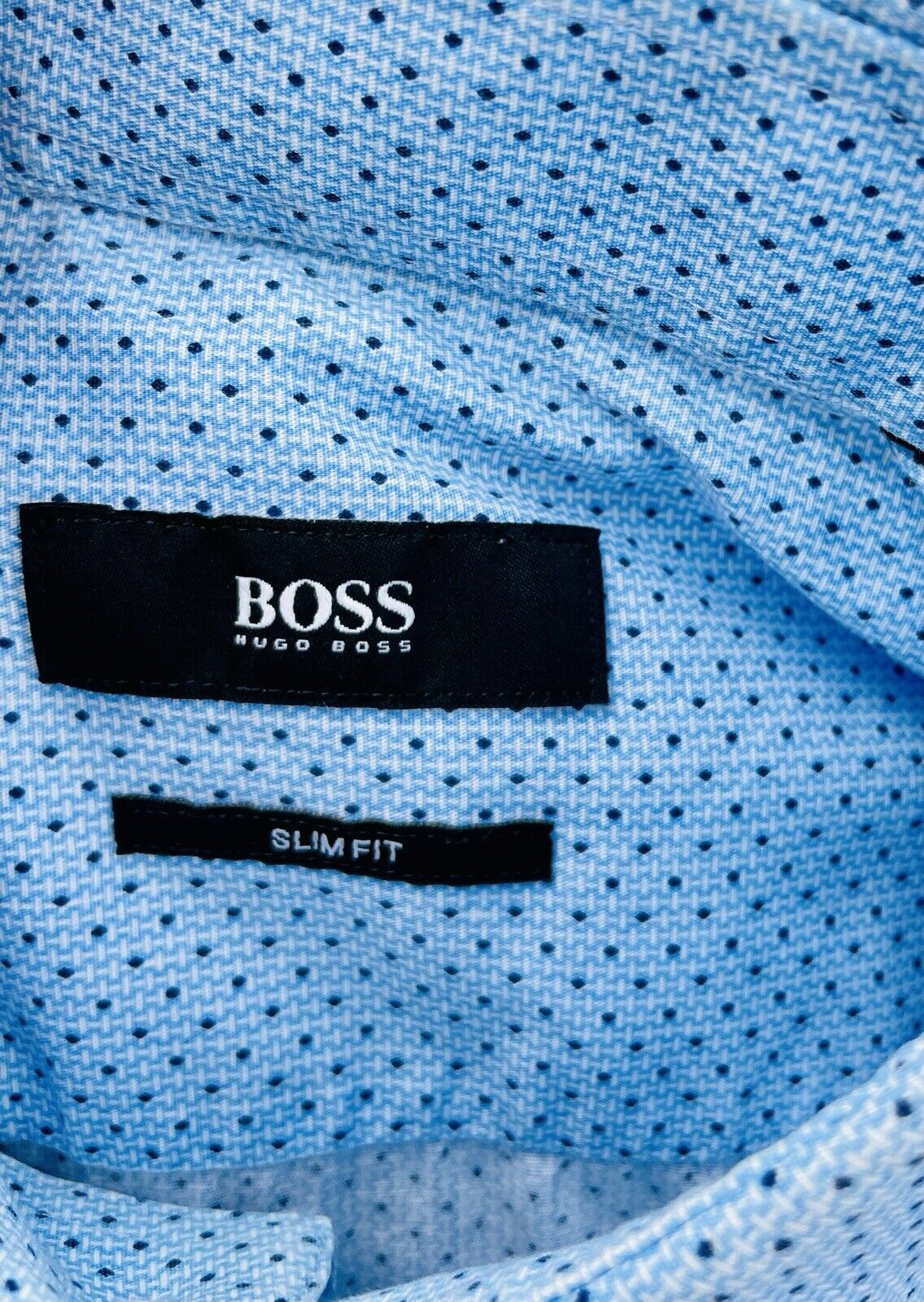 Hugo Boss Hemd Gr. 38 S Slim Fit Herren Hemden Männer Sweatshirt Businesshemd