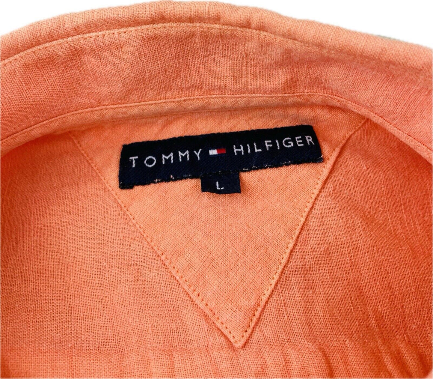 Tommy Hilfiger Leinenhemd Gr. L Herren Hemden Hemd Sweatshirt Poloshirt Sommer