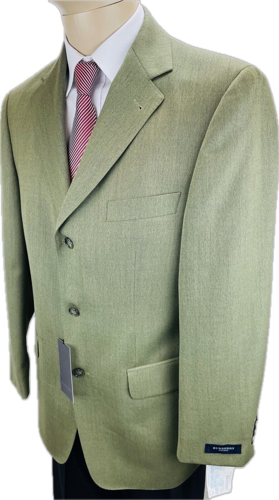 BURBERRY Tweedsakko 50 Herren Jacke Männer Jackett Sakko Anzug Jagd Tweed Neu