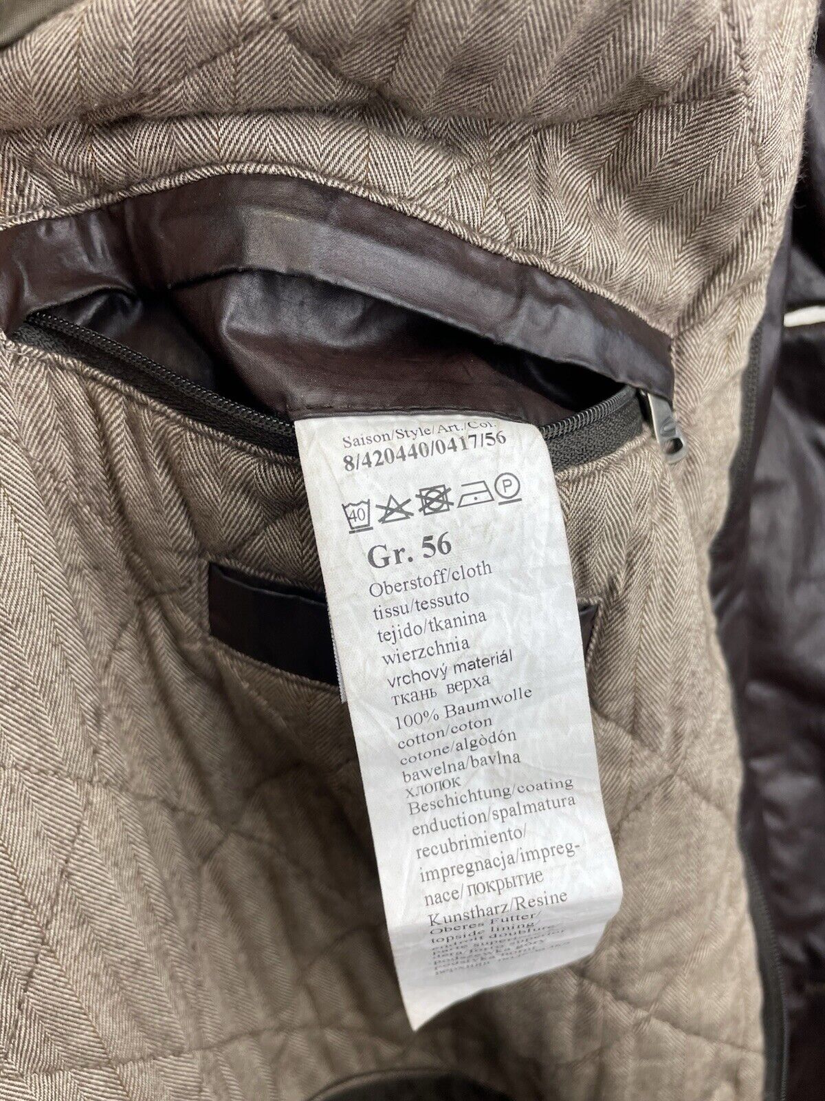 Camel Active Jacke XXL 2XL 56 Herren Parka Mantel Jacken Wachsjacke Winterjacke