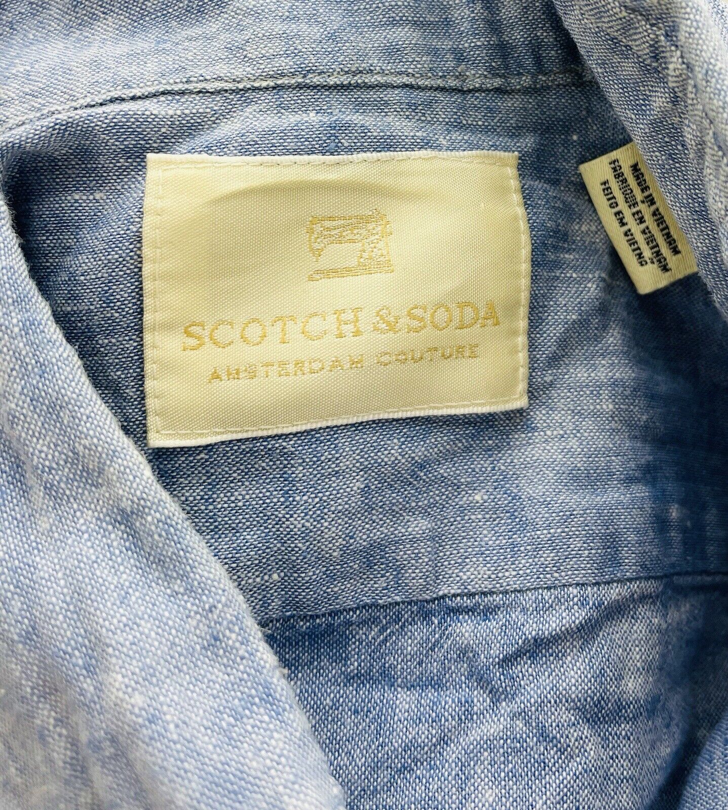 Scotch & Soda Leinenhemd Gr. M Herren Hemden Hemd Sweatshirt Poloshirt Leinen