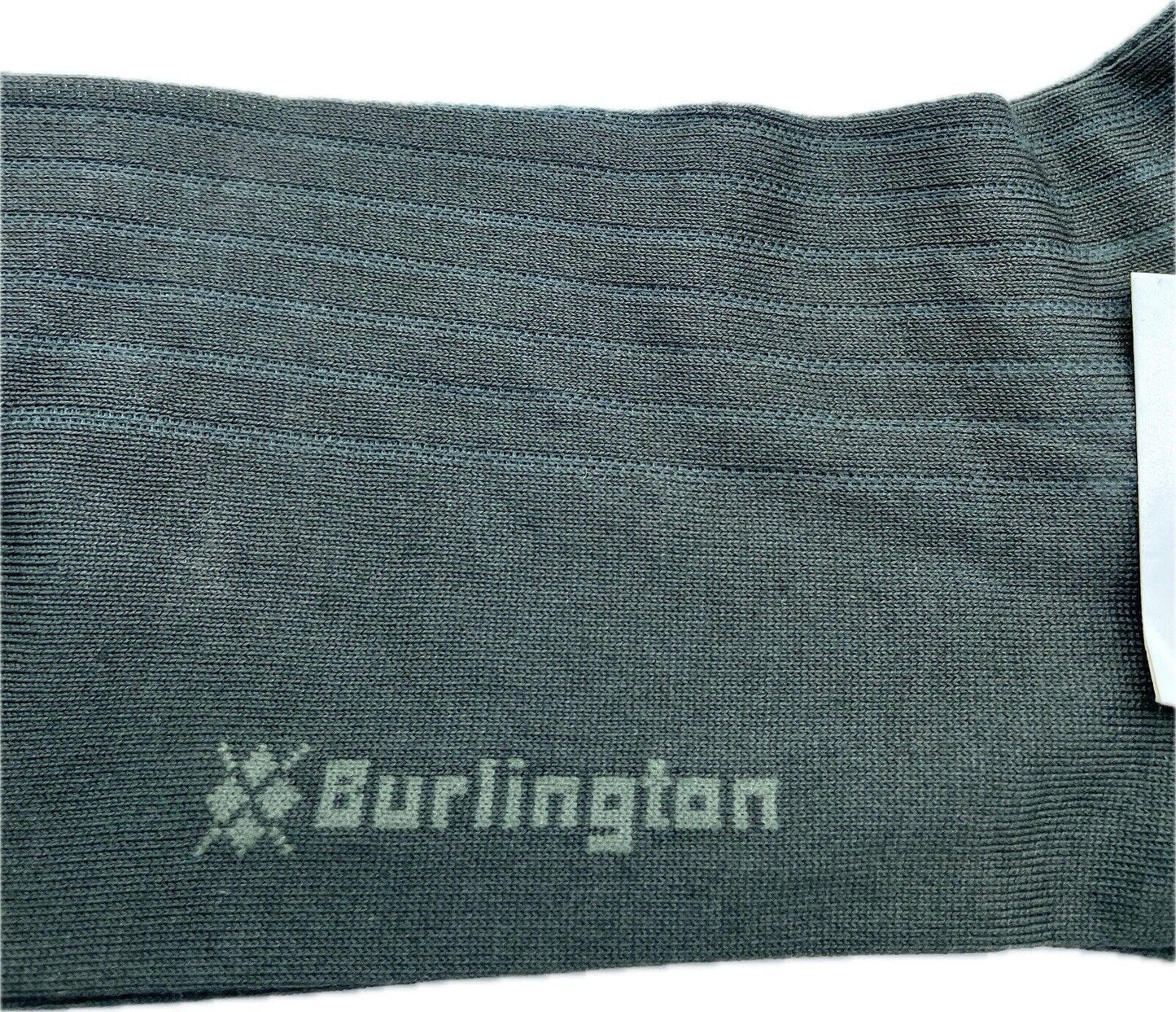 Burlington Socken Gr 40-46 Herren Kniestrümpfe Strümpfe Grau Sea Island Cotton
