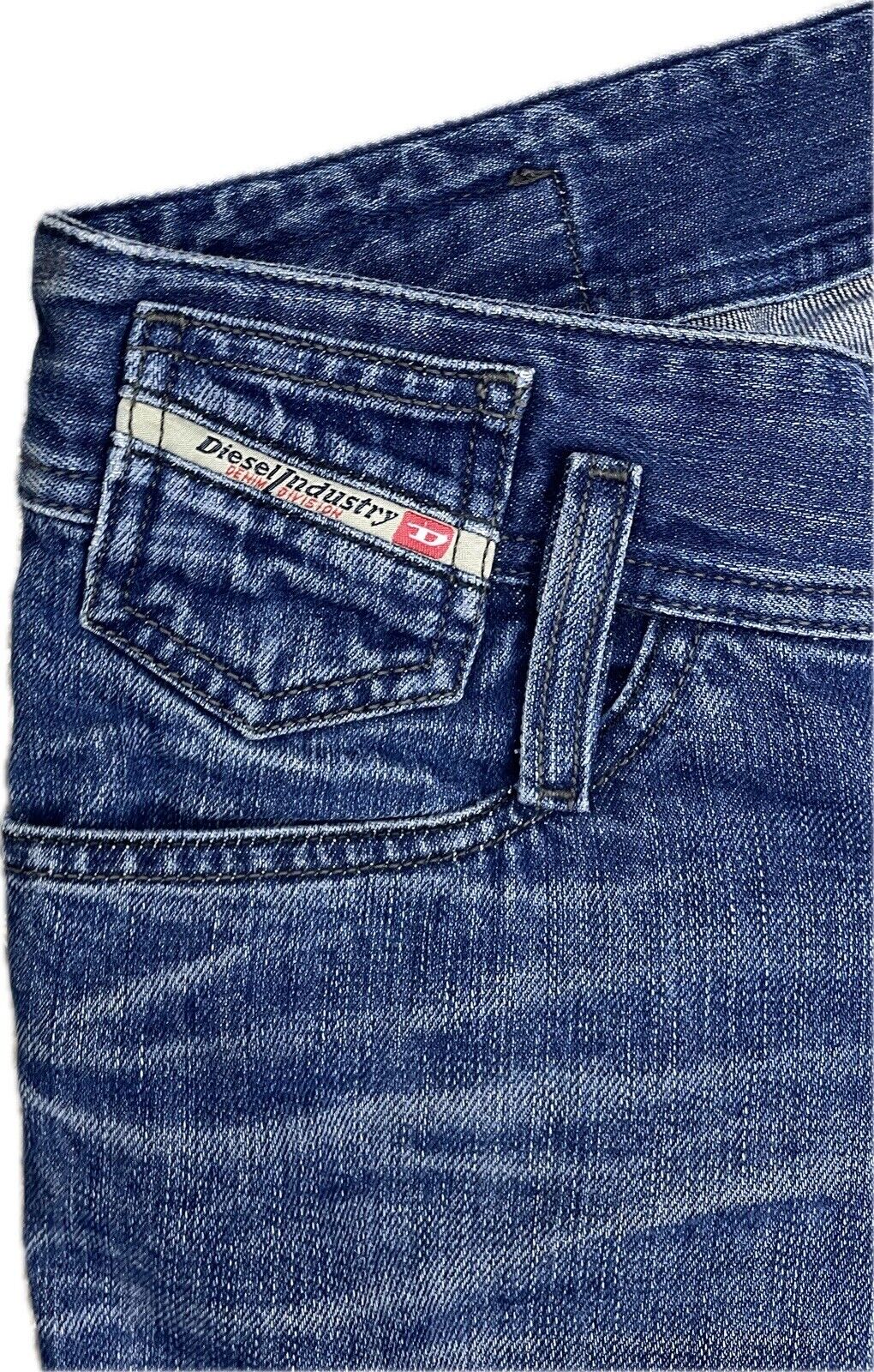DIESEL Low Waist Jeans W28 L32 Damen Jeanshose Hose Frauen Skinny Y2K 90s