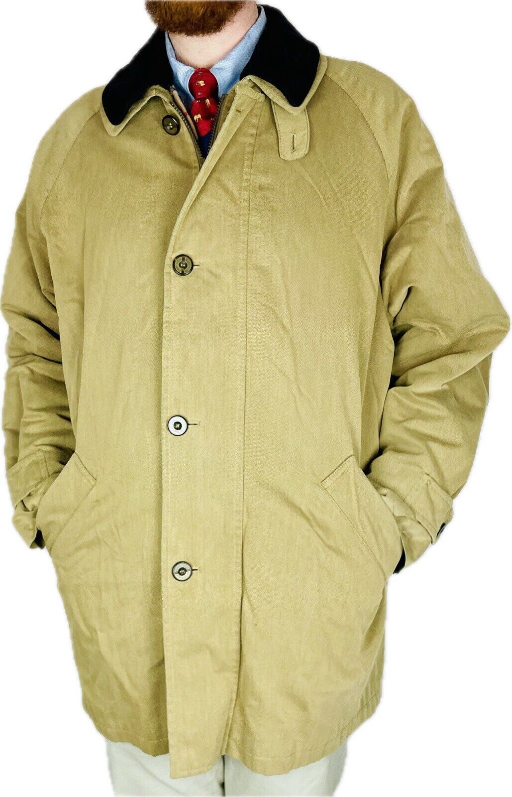 Burberry Jacke 52 L Herren Parka Mantel Winterjacke Jacken Trenchcoat Vintage