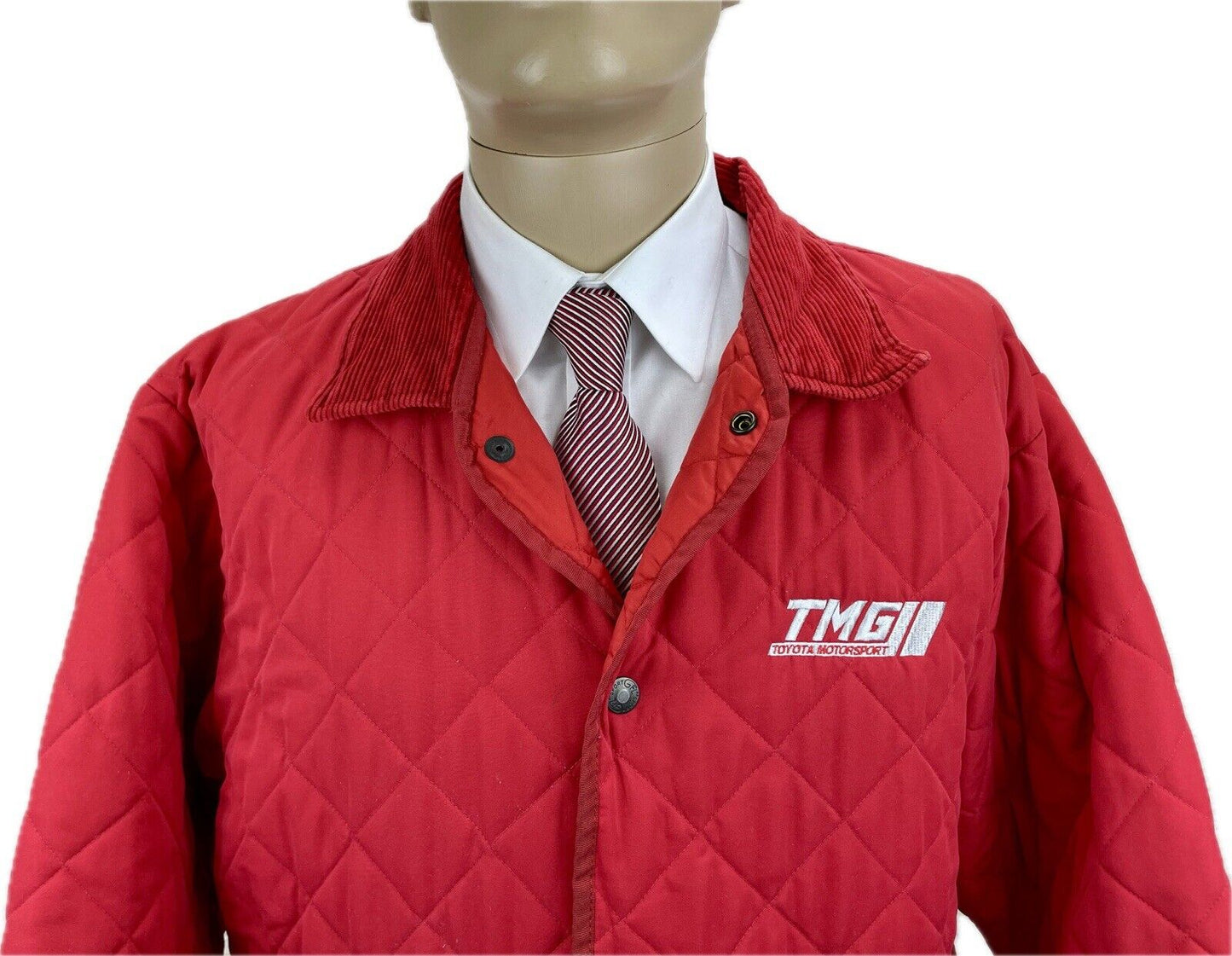 Team Toyota Steppjacke XL Herren Parka Motorsport TMG Gazoo Racing Mantel Jacken