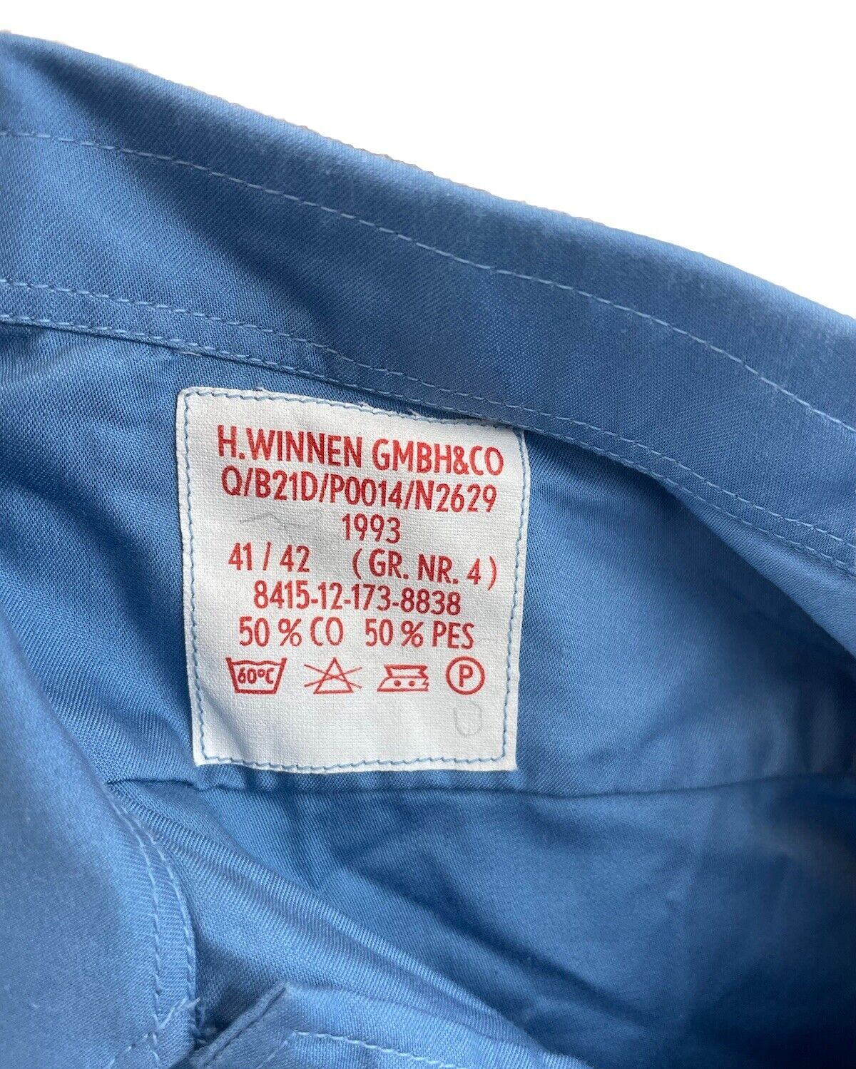 Bundeswehr Diensthemd Gr. L 4 41 /42 Marine Uniform Armee Oberteil BW Militär