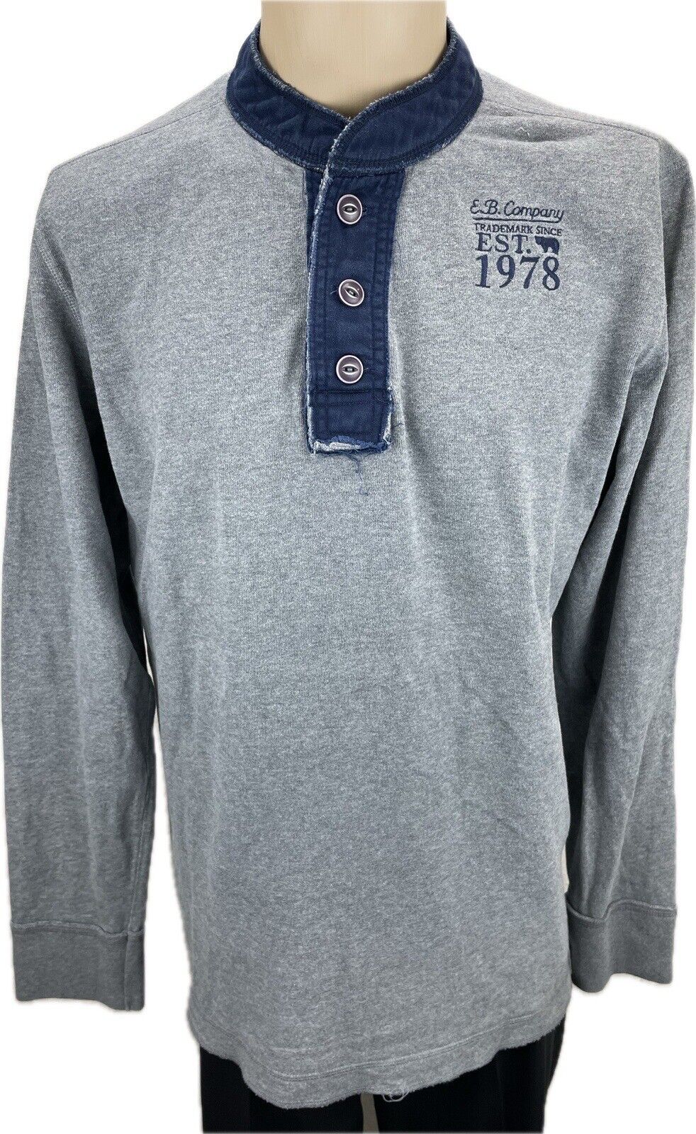 E. B. Company Pullover Gr. XL Herren Pulli Männer Sweatshirt Poloshirt Hemd