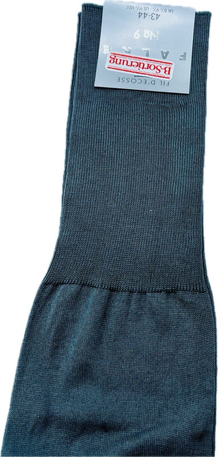 Falke No.9 Socken Gr. 43-44 Herren Kniestrümpfe Strümpfe Grau FIL D´ECOSSE