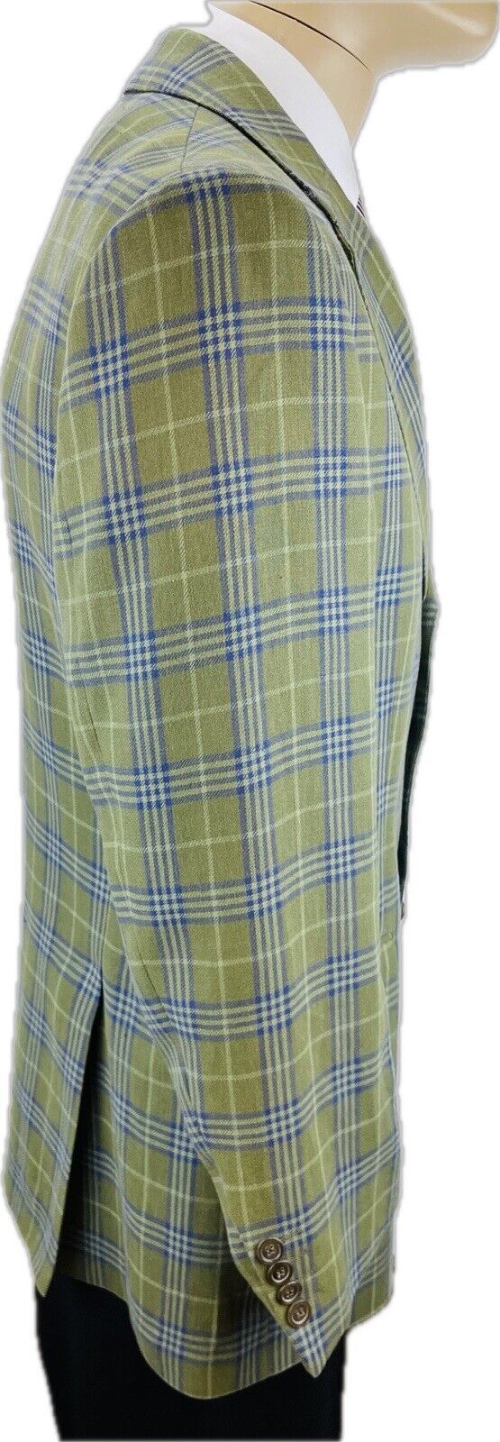 Ermenegildo Zegna Leinensakko 50 Herren Sakko Jackett Jacke Anzug Jagd Tweed