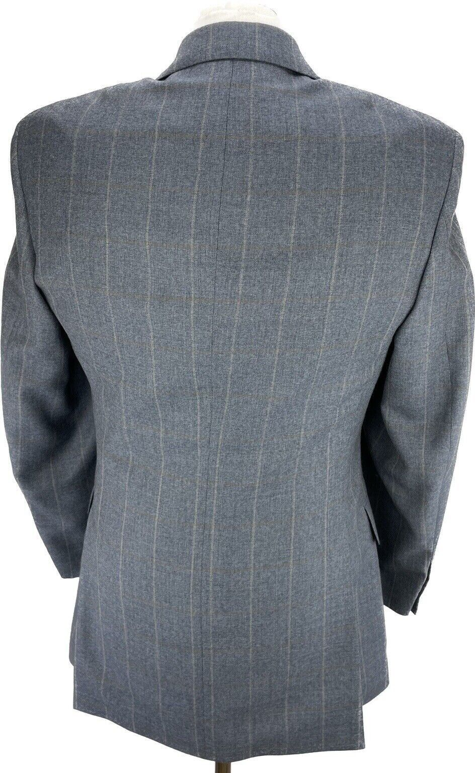 BURBERRY Sakko 48 Herren Jacke Männer Jackett Sakko Anzug Jagd Tweed Kariert Neu