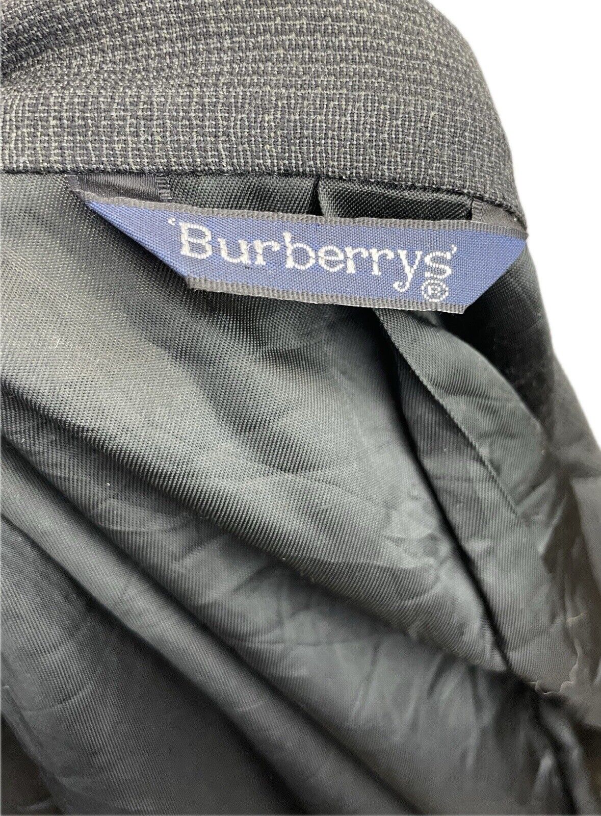 BURBERRY Sakko 56 Kariert Herren Jacke Jackett Sakko Anzug Jagd Tweed Vintage