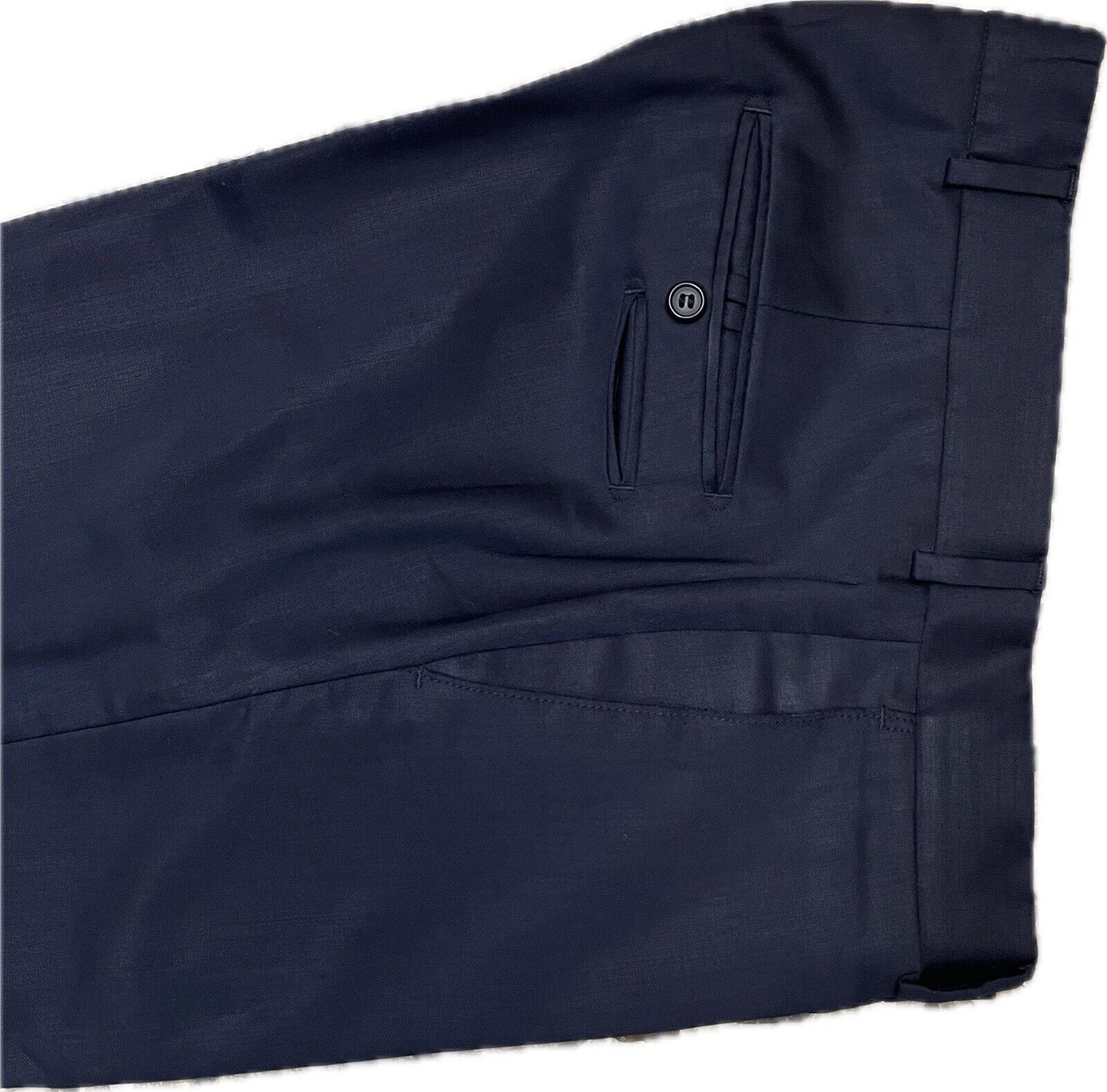 Moschino Anzug 50 Slim Fit Dunkelblau Herren Smoking Hose Sakko 2-Teiler