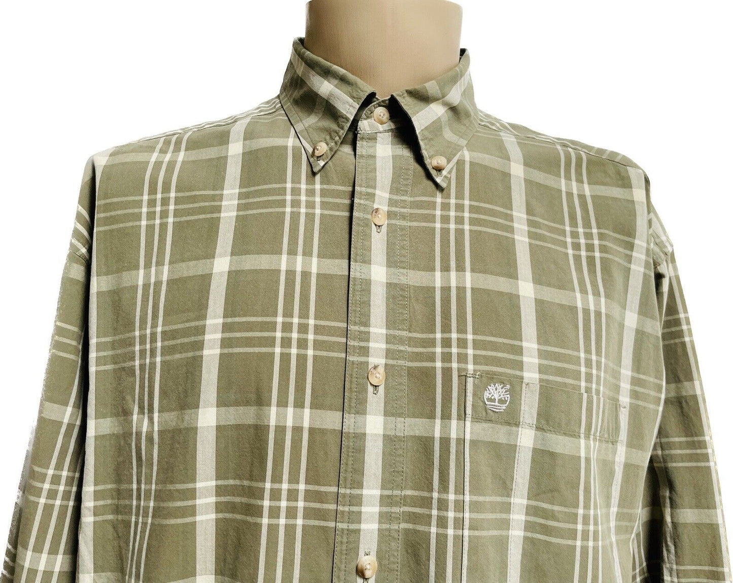 Timberland Hemd Gr. L Herren Hemden Männer Sweatshirt Poloshirt Outdoor Vintage
