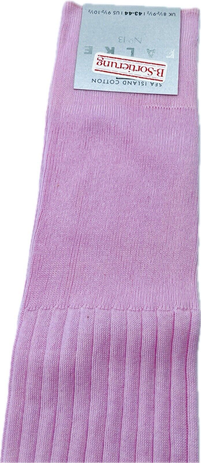 Falke No.13 Socken Gr 43-44 Herren Kniestrümpfe Strümpfe Rosa Sea Island Cotton