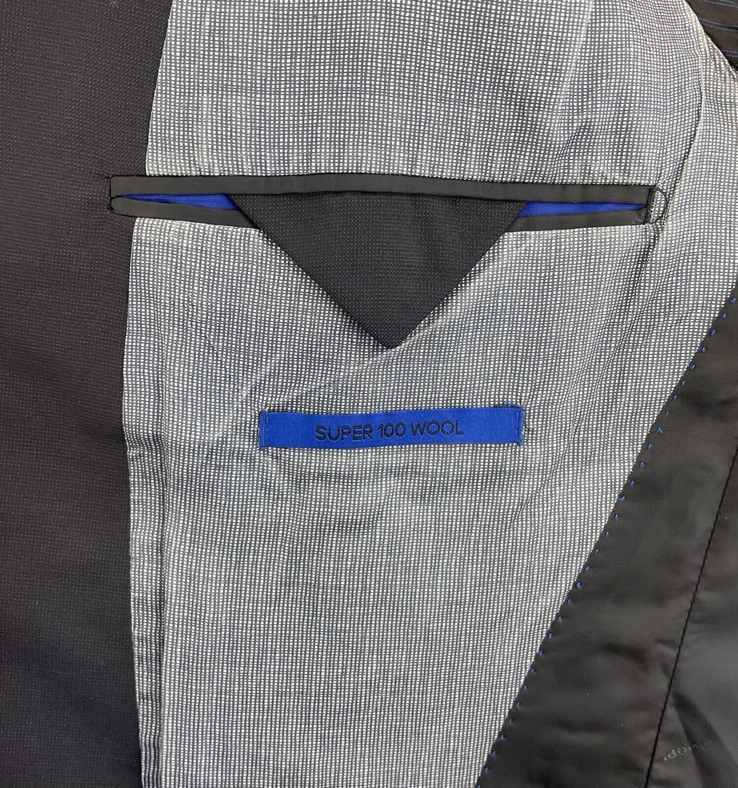 Joop! Anzug 48 Slim Fit Dunkelblau Herren Smoking Hose Sakko 2-Teiler Jackett