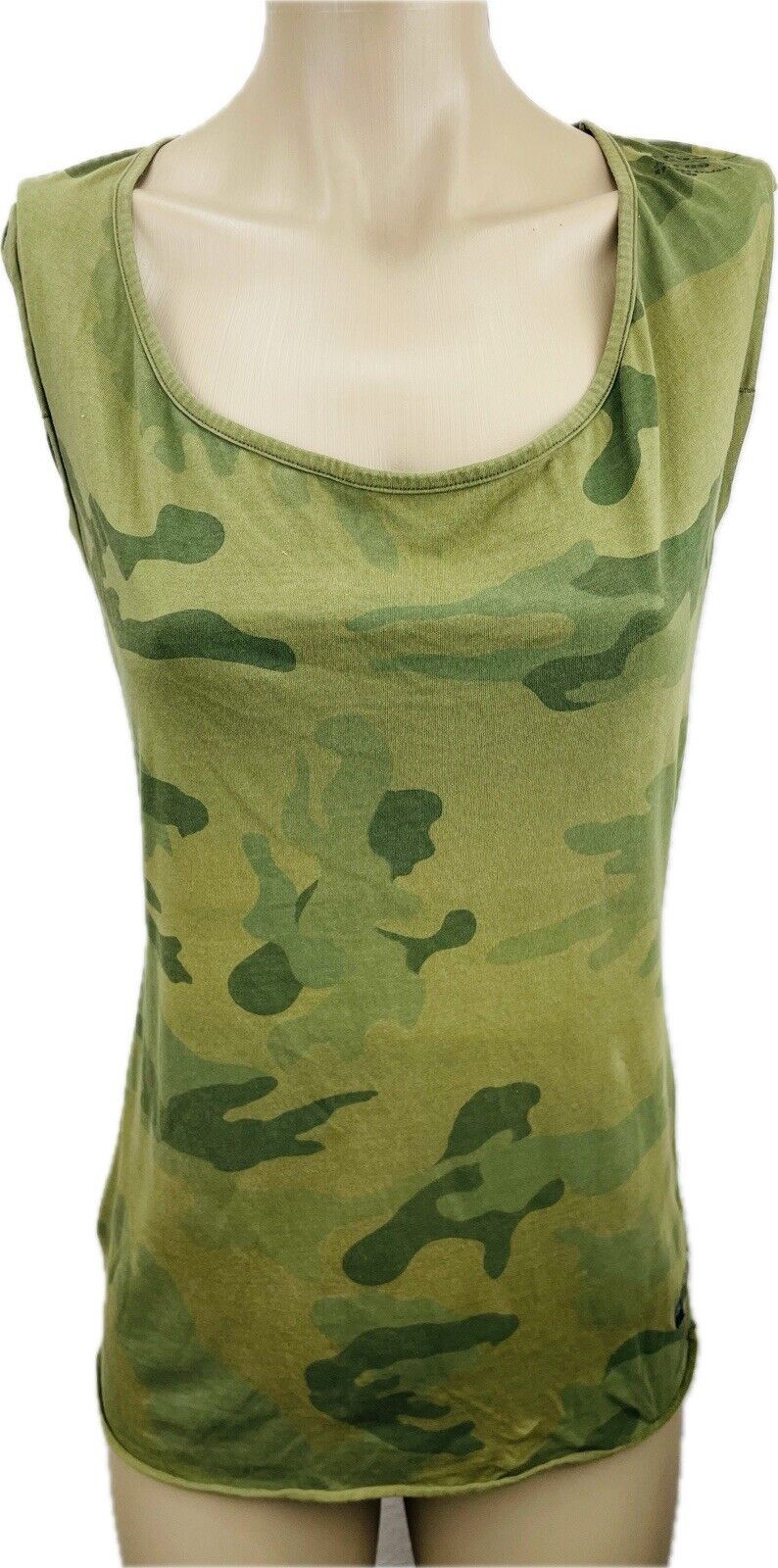 G-Star Top S Damen Oberteil Frauen Sweatshirt T-Shirt Top Poloshirt Camouflage