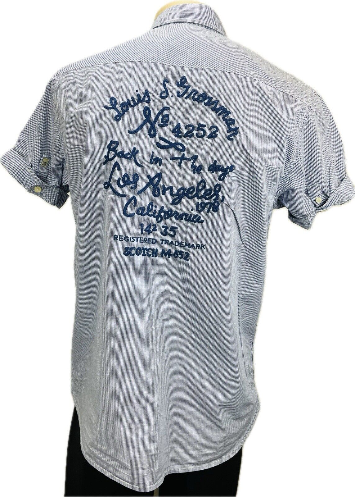 Scotch & Soda Hemd Gr. L Herren Männer Hemden Sweatshirt Poloshirt Kurzarm