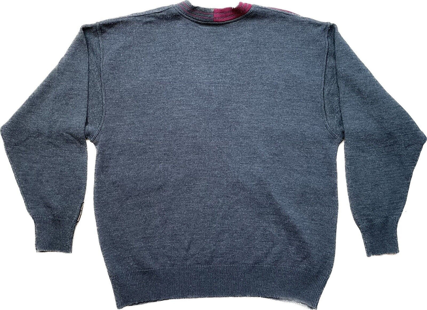 Carlo Colucci Pullover XL 54 Herren Pulli Männer Sweatshirt Wolle Vintage 90s