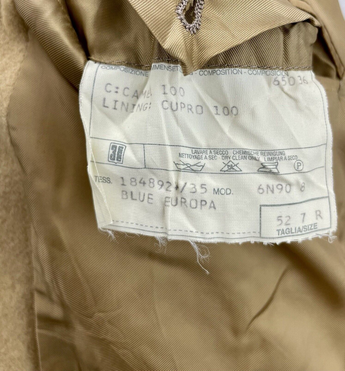 Ralph Lauren Sakko Gr. 52 Kamelhaar Herren Jackett Jacke Anzug Tweed Sakkos